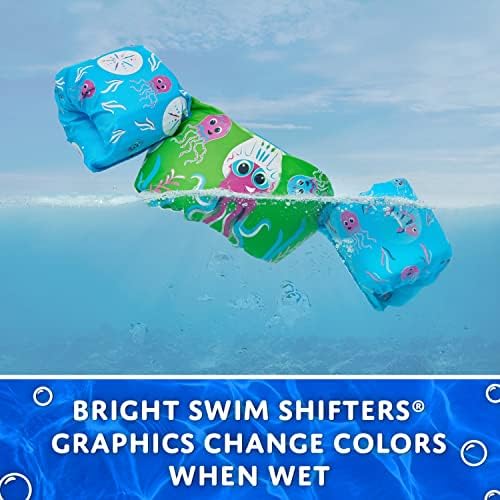 ז'קט הצלה מקורי של שוליים מקוריים לילדים | שחייה מסובבים צבעים משתנים צפים בבריכה לילדים